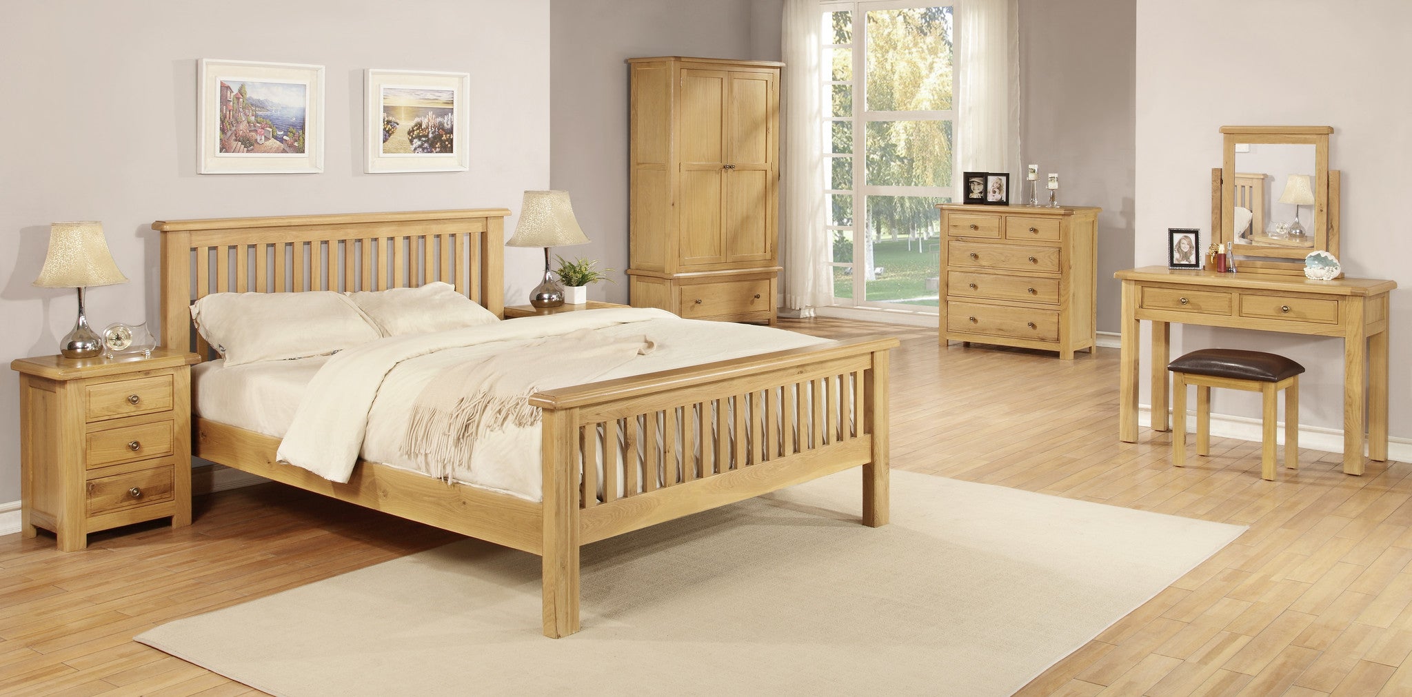 Stratton Solid Oak Bedroom Furniture