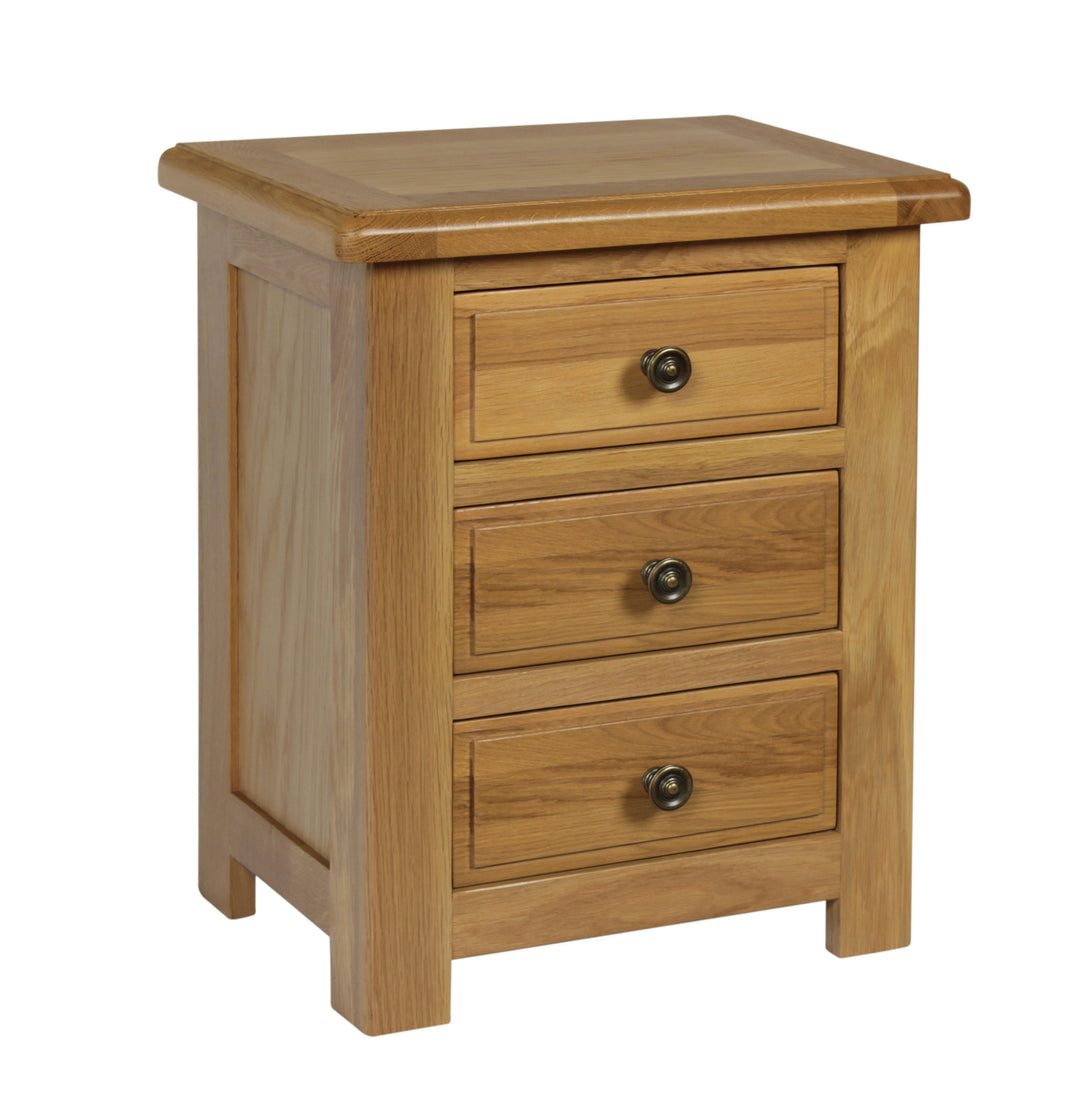 Stratton 3 drawer bedside 