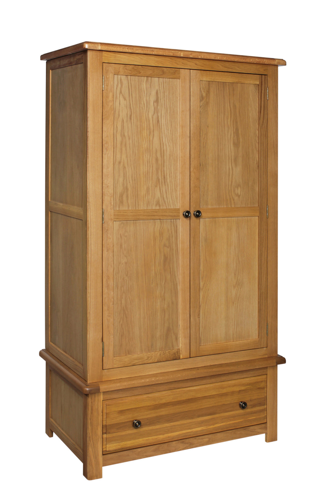 Stratton Solid Oak Gents Wardrobe