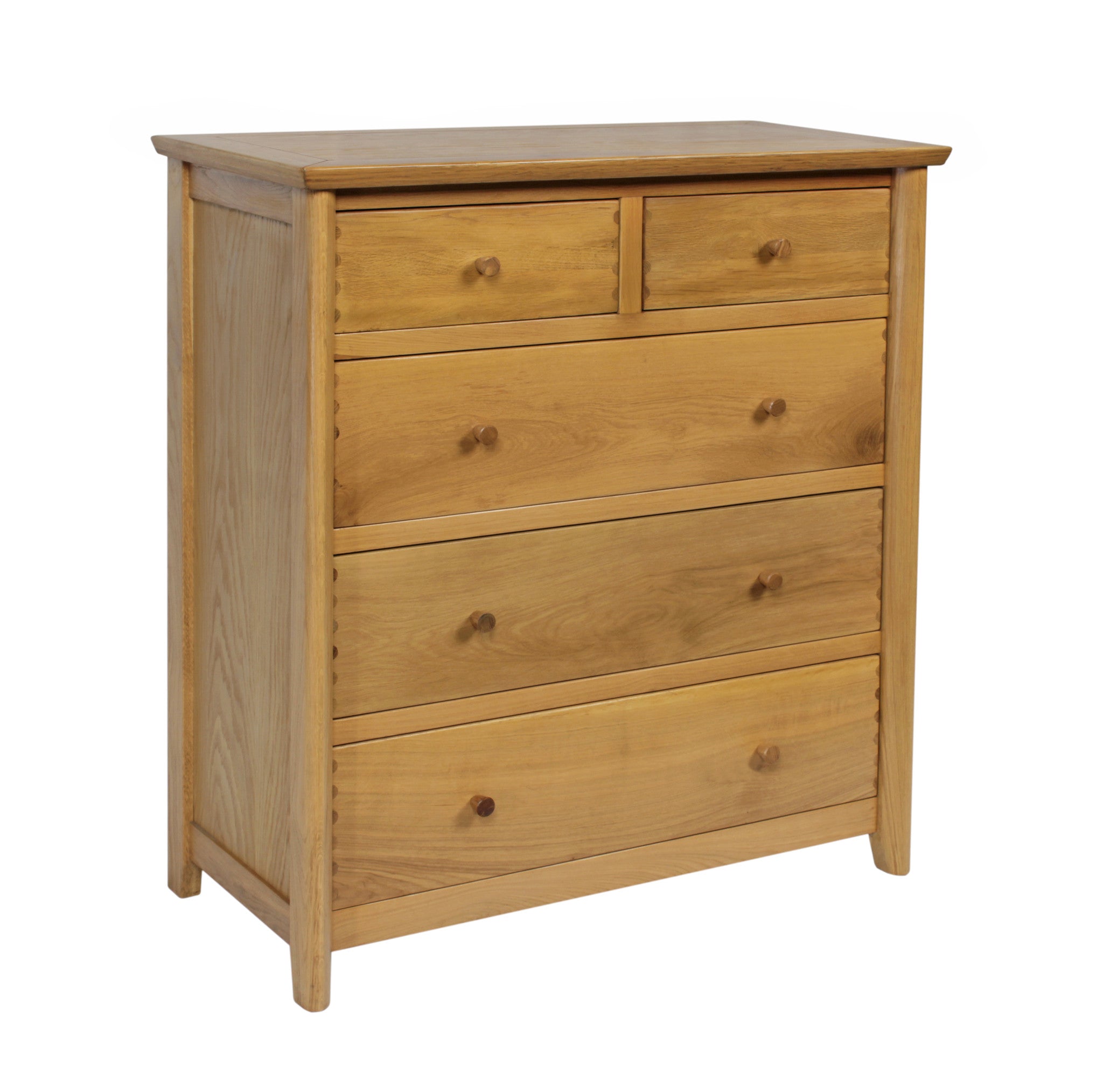 Hamilton 2 over 3 Solid Oak drawers