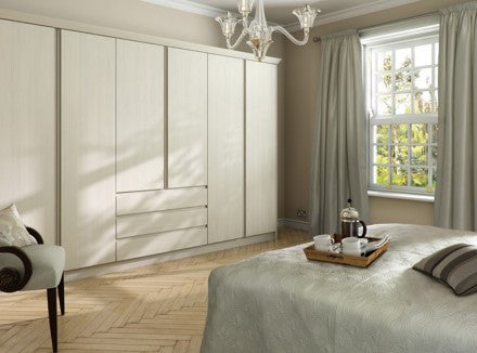 Knebworth Fitted Wardrobes in Avola White