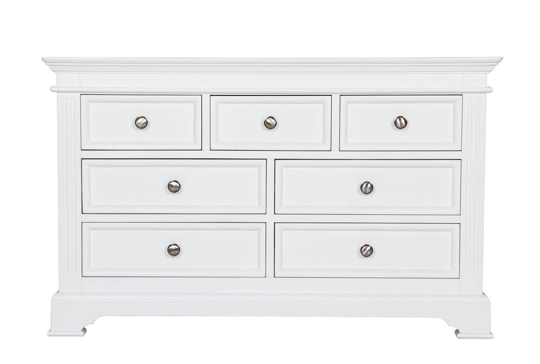 painted white 3over4 drawers by Cheshire Bedrooms