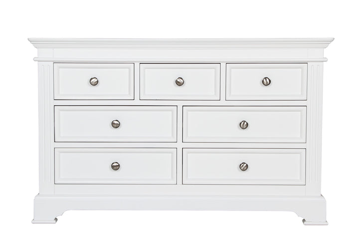 painted white 3over4 drawers by Cheshire Bedrooms