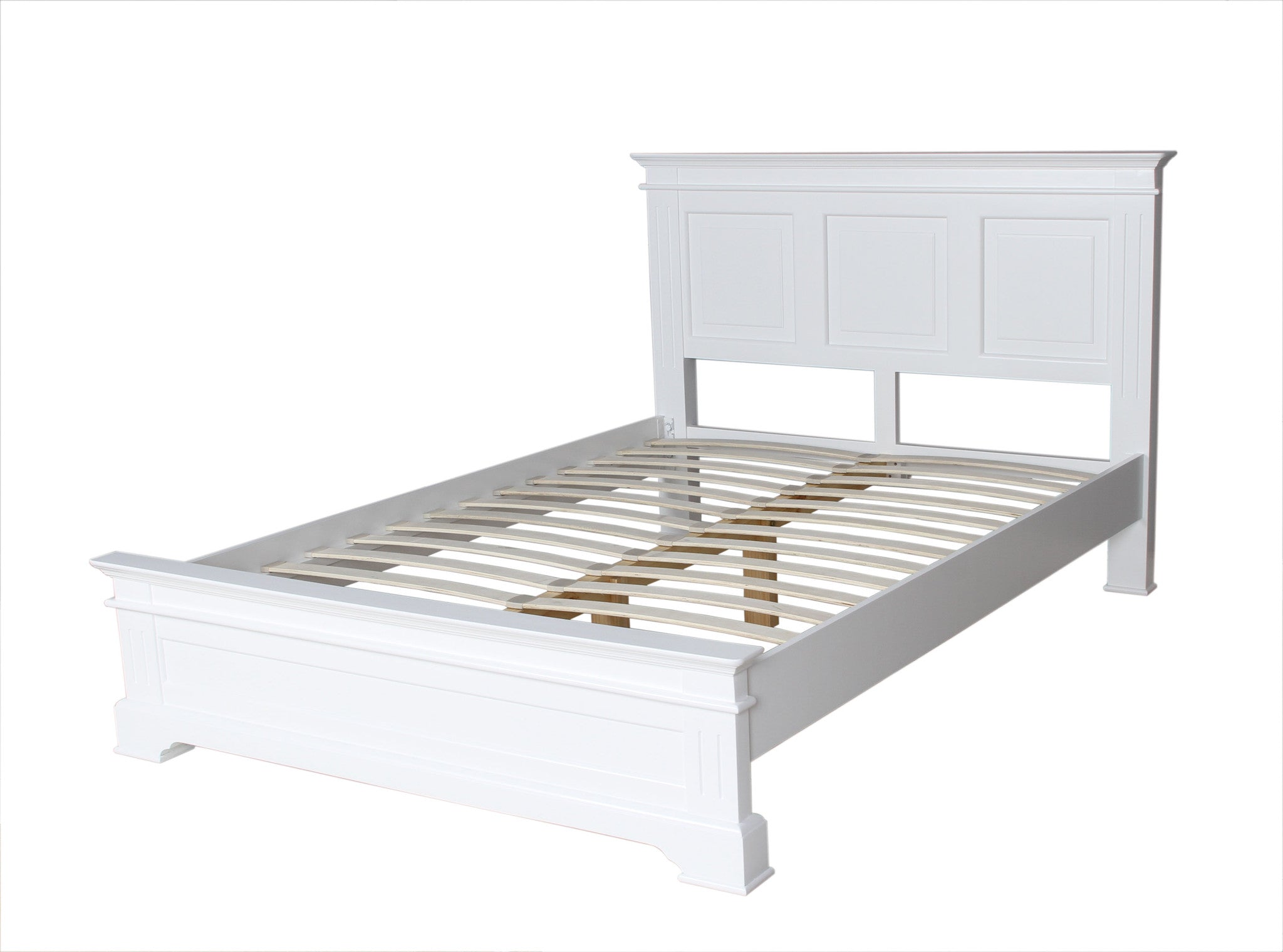 Pure White Double Bed