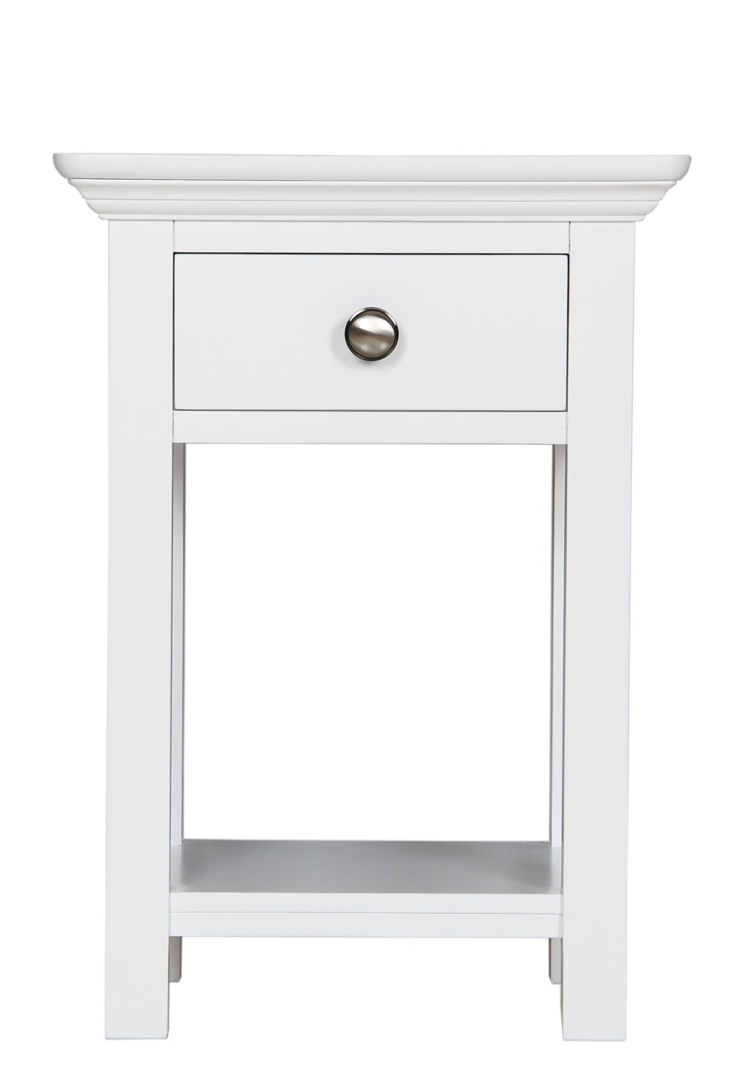 White Bedside with dovetail draw by The Cheshire Bedroom Co.