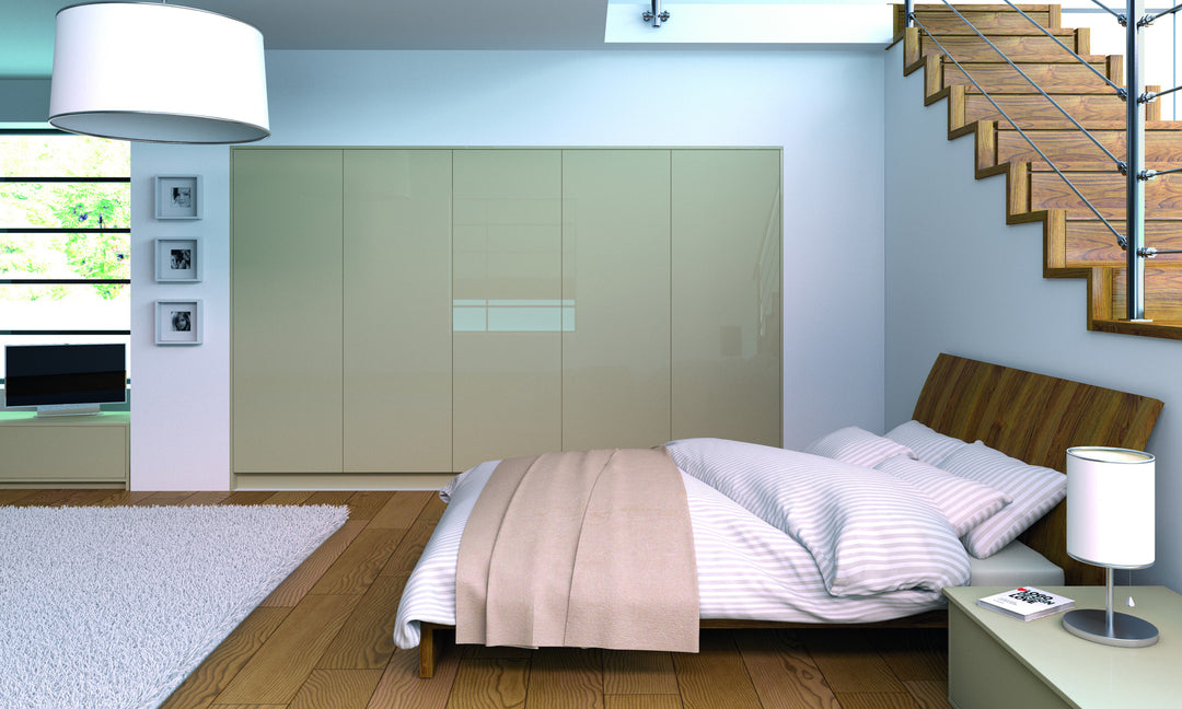 Champagne fitted wardrobes