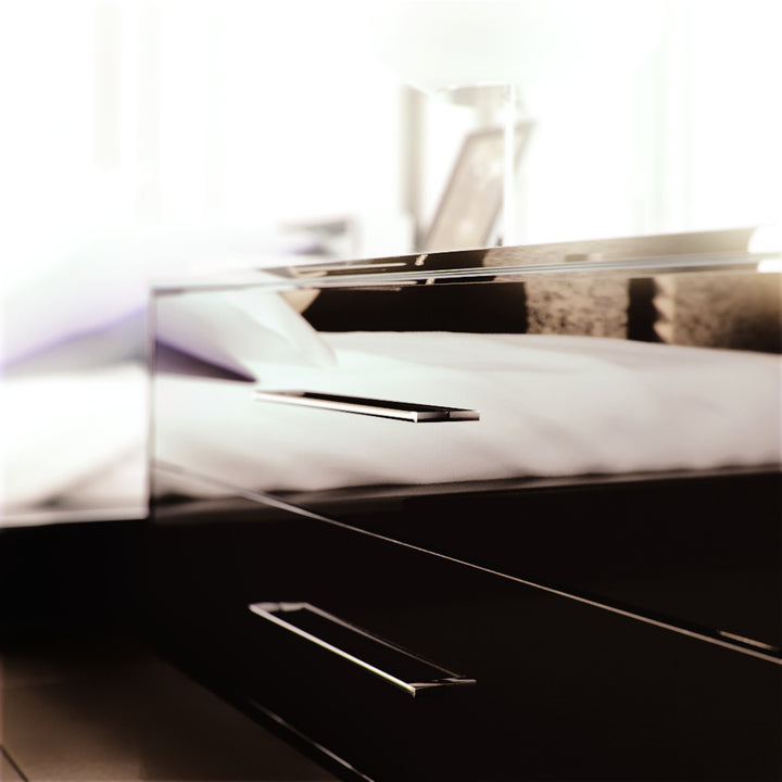 High Gloss Chocolate Drawers