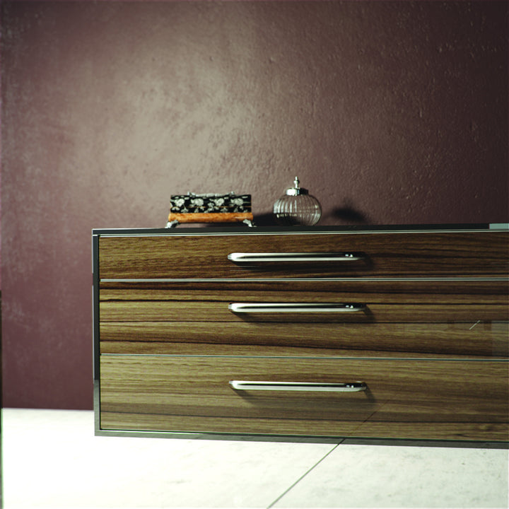 High Gloss Noce Marino Drawers