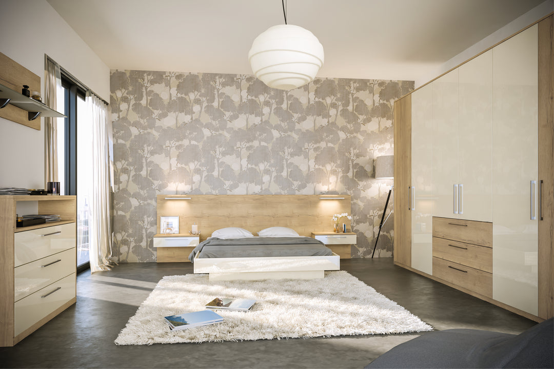 Oak and Cream wardrobes