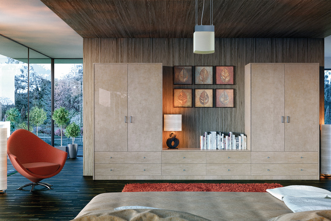 Ultragloss Limestone Wardrobes